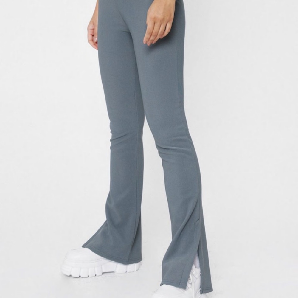 Nasty Gal Split Hem Flare Pants